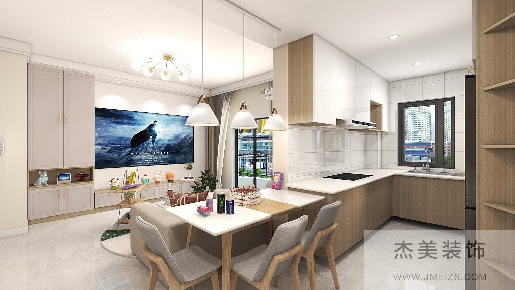 北歐奶油混搭風格裝修效果圖 北歐風格裝修效果圖